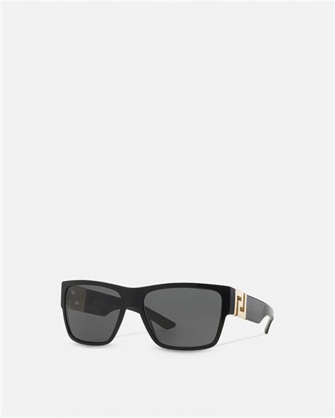 versace black greca square shades|Greca Squared Sunglasses Black .